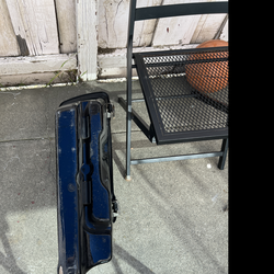 Hard extended saddlebags.