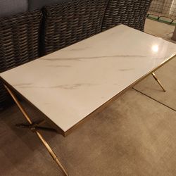 Marble coffee table