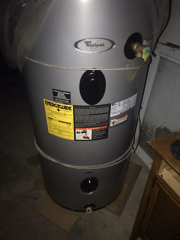 Bradford white 40 gallon tall gas hot water heater. Can be installed