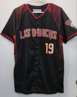 Pepsi LIS D-BACKS Baseball Jersey Black Red Size M