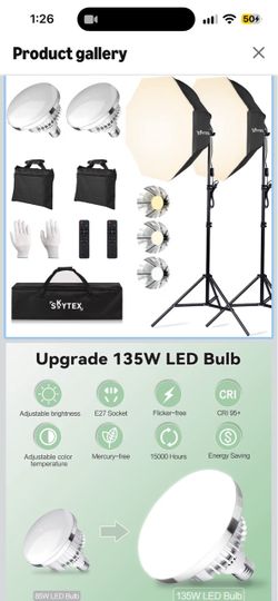Softbox Lighting Kit 2pack