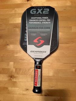 Gearbox GX2 Elongated Shape Paddle - 16mm - (SST 2.0 Carbon Fiber Rib Core)