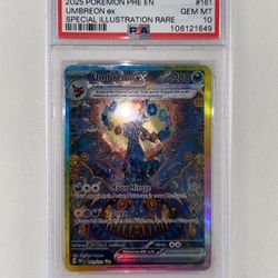 Umbreon EX 161/131 Sv Prismatic Evolutions SIR PSA 10 GEM MINT