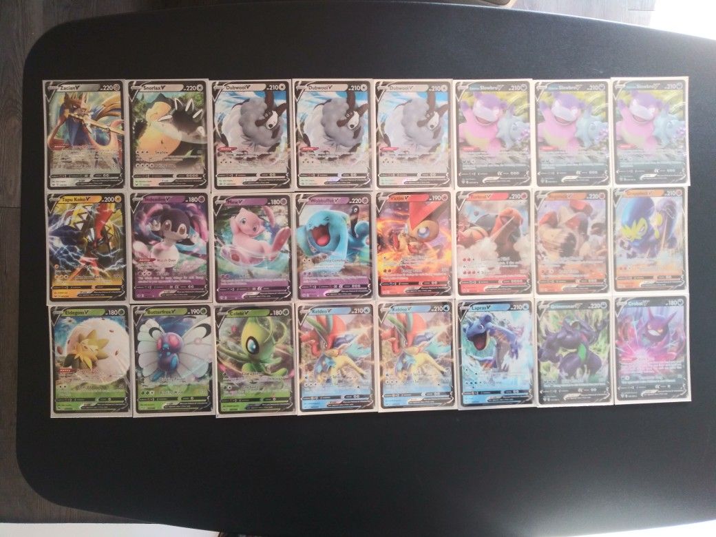 Pokemon 24 Ultra Rare V Card Bulk Lot