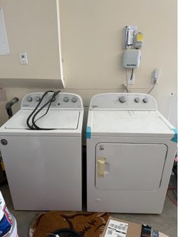 Whirlpool washer and dryer