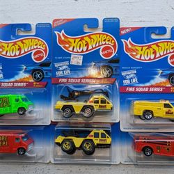 Hot Wheels 1995 Fire Squad Series
