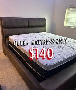 New Queen mattress only $140