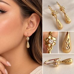 Teardrop earrings