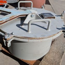 Metal Hatches 24" Dome Marine Style Steel Hatch Pair Manway Manhole W Cover Domed Lid Man Hole Bunker Man Cave Shelter Roof