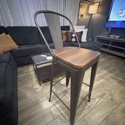 Rustic farm house tall bar stools