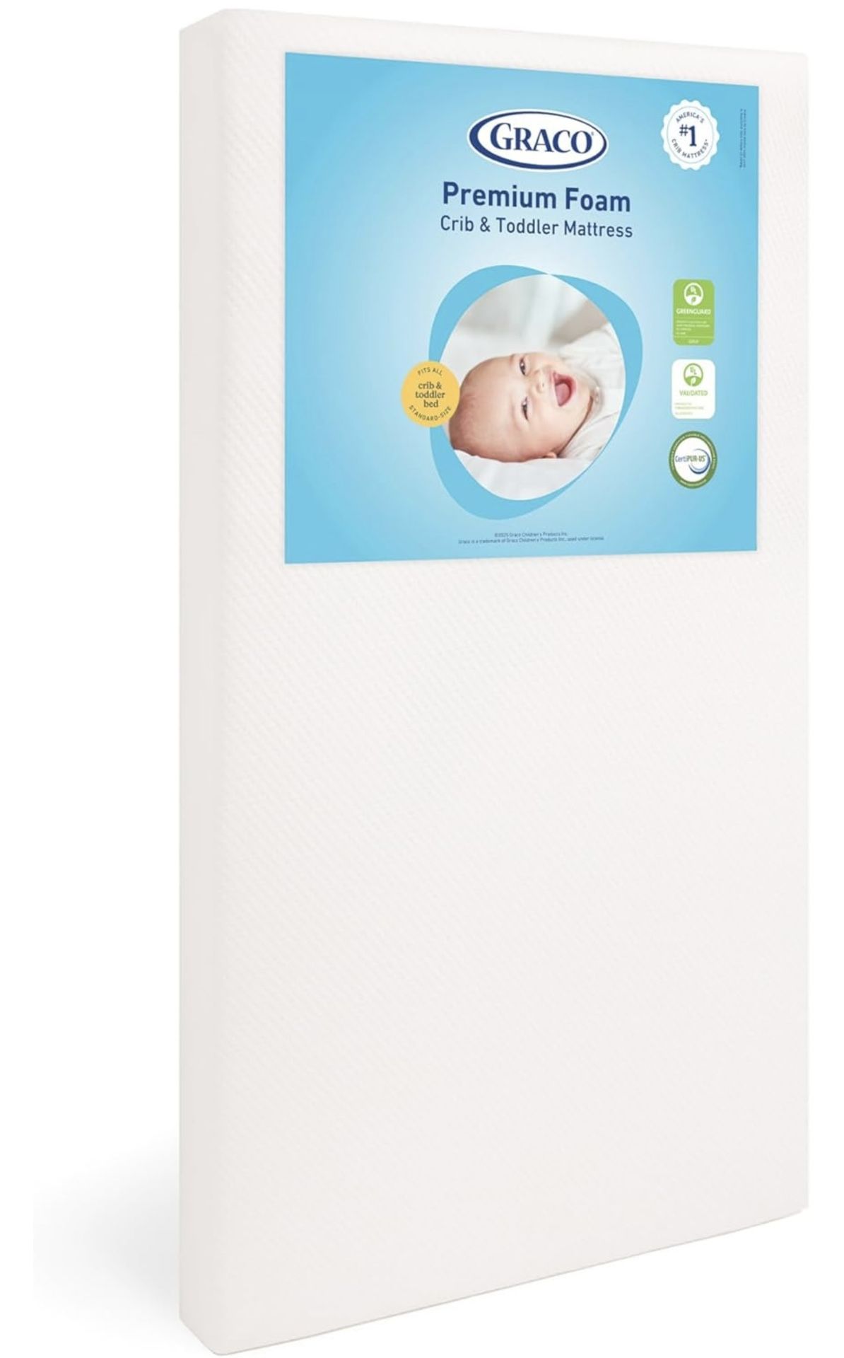 2 Premium Foam Crib and Toddler Mattress