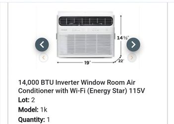 Frigidaire  window Air Conditioners NEW