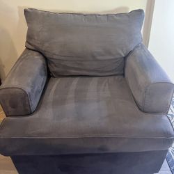 Comfortable Grey Couch + Chair