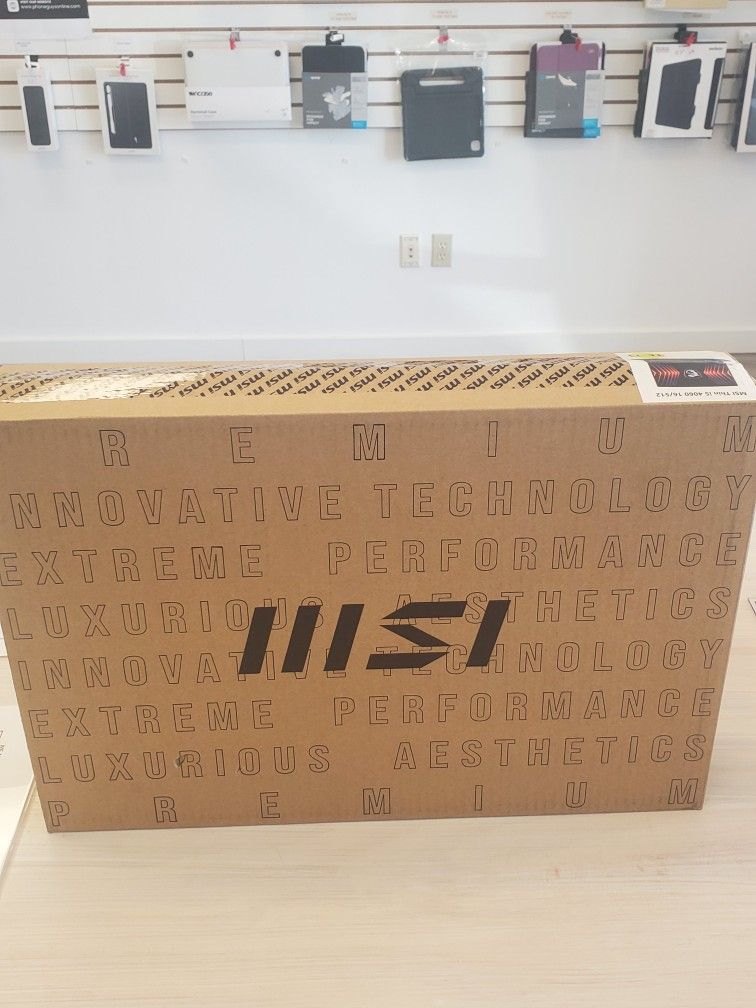 Msi Thin 15.6in Brand New 16GB RAM 512gb SSD - Buy in full or $1 today