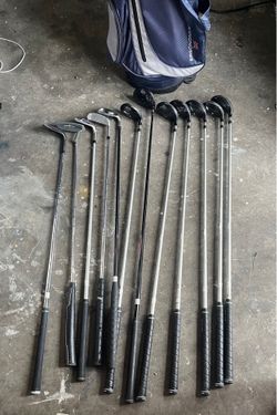 12-Piece Golf Club Set w/ Ergonomix Stand Bag – Driver, Hybrids, Putter & Chipper