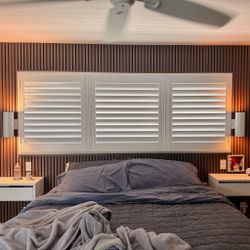 Interior Wood Shutters- Custom, Plantation, Professional Installation, Licensed Company, Window Treatments & Coverings, Persianas De Madera, Espanol