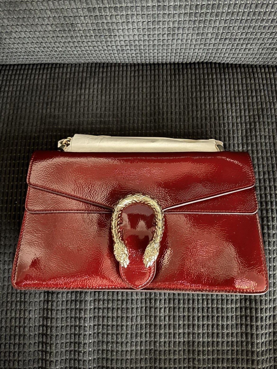 Burgundy Red Gucci Handbag 