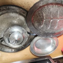 Vintage Crescent Silver Silverplate