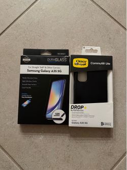 Samsung Galaxy A35 5G commuter lite protector and glass protector