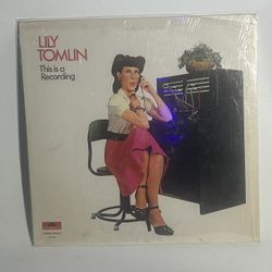 LILY TOMLIN This Is A Recording LP Vinyl VG+ Comedy Polydor 24 4055