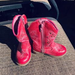Pink Cowgirl Boots Size 6 Toddler , $10