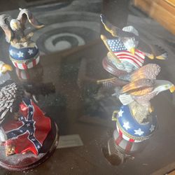 Four Labor Day Figurines