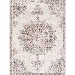 nuLOOM Helios Distressed Area Rug, 5' 3" x 7' 7", Beige