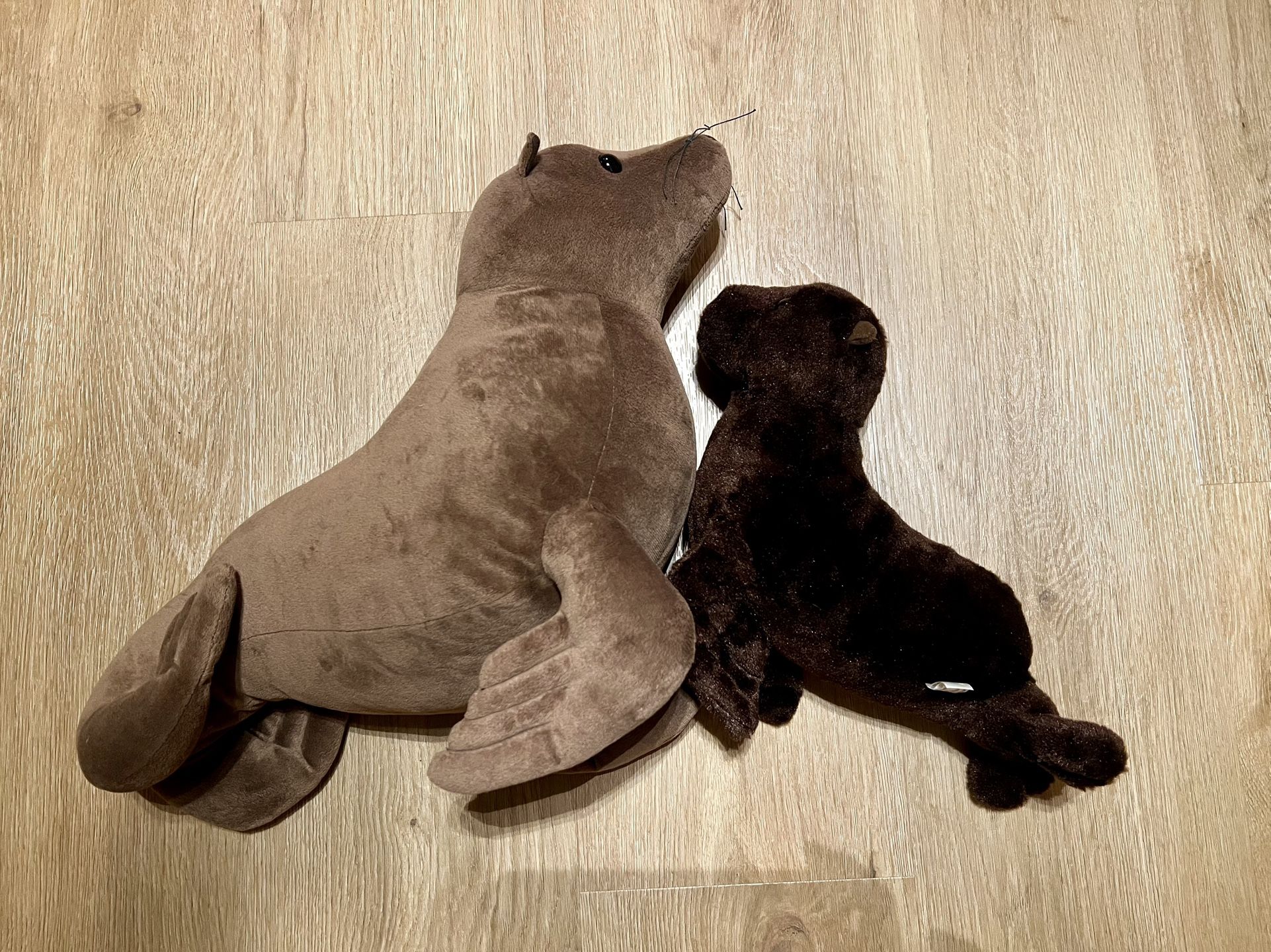 Mommy and Baby Sea lions Stuffed Animal