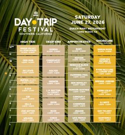 Day Trip Saturday GA Wristbands