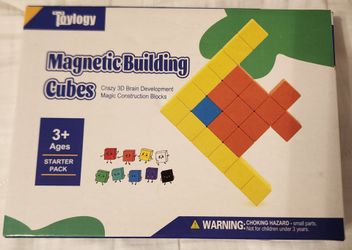 ** 🧲 Toylogy Magnetic Building Cubes Starter Pack – STEM Construction Toy – New**
