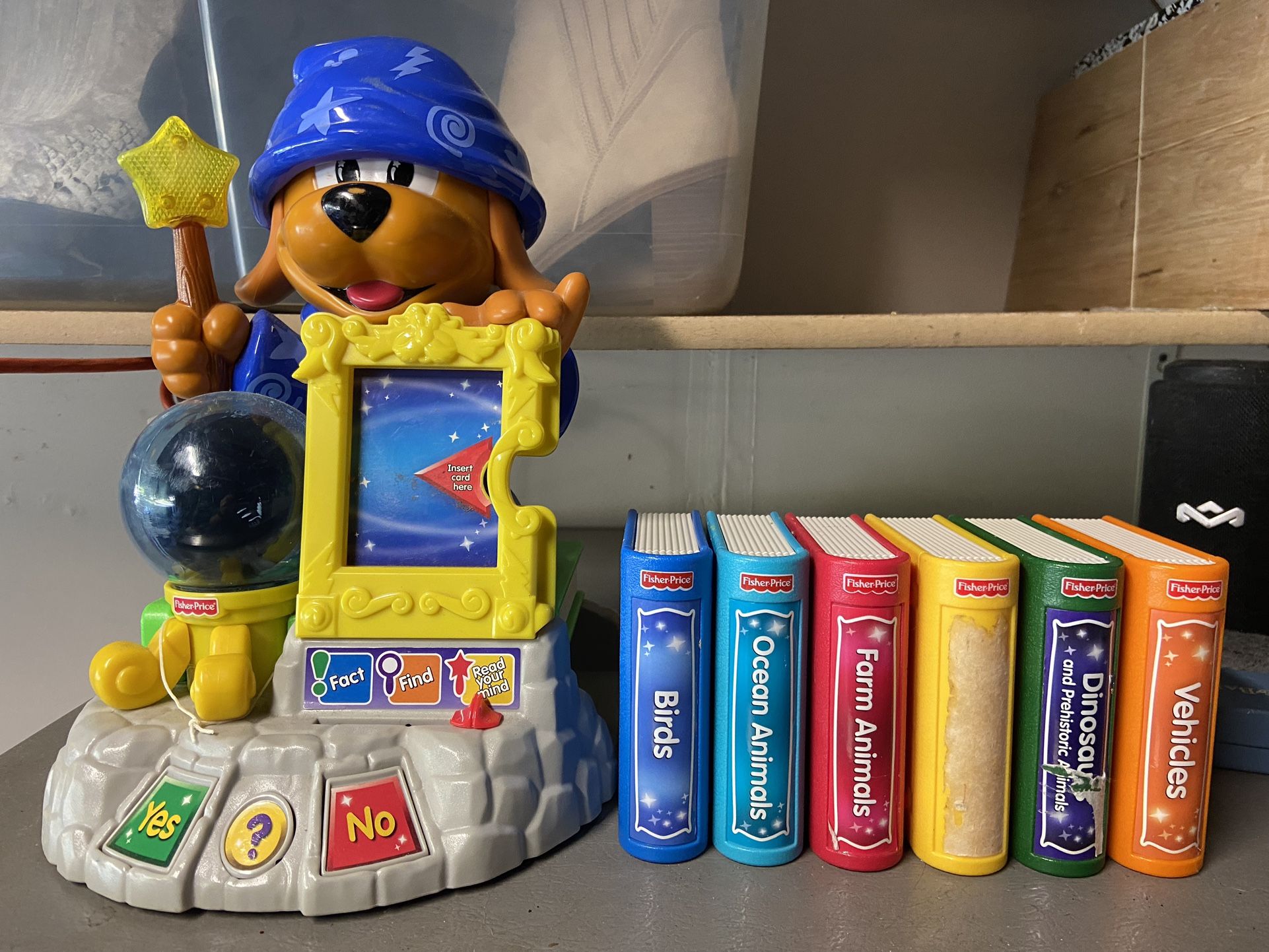 Rare Quizzard the Learning Wizard w/ 6 Extra Books