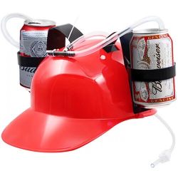 Beer Drinking Helmet (or soda)