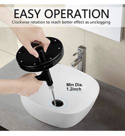 Upgraded PQPB Plumbing Snake Drain Auger 25 FEET, For Removing Sink Clog  Bathtub Drain Bathroom Sink Kitchen and Shower Easy Use Best Chemicals  Replac for Sale in Apopka, FL - OfferUp