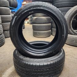 🔥 (2) 235 45 18 Bridgestone Turanza All Season Tires 