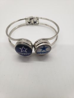 Dallas cowboys double logo bracelet