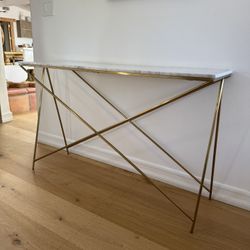 Marble Top Console 47” By 16” Deep