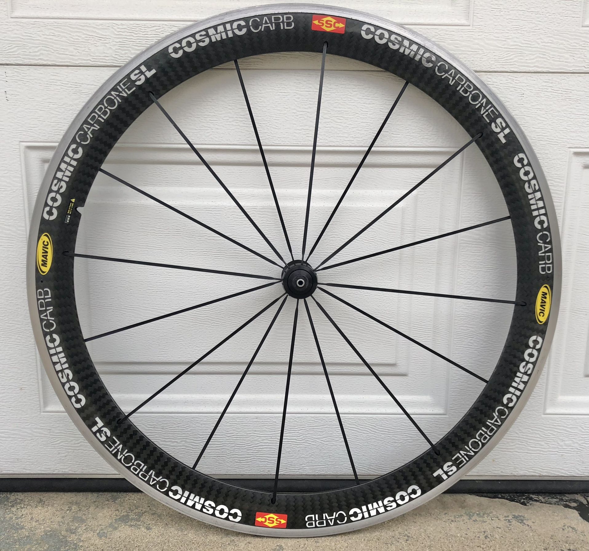 Mavic Cosmic Carbon Front Wheel Clincher 700c $325