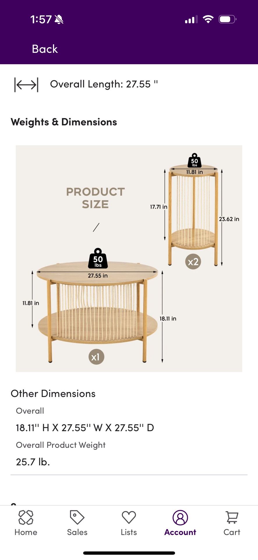 Boho Coffee Table Set