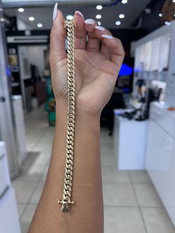14k Solid Cuban Bracelet