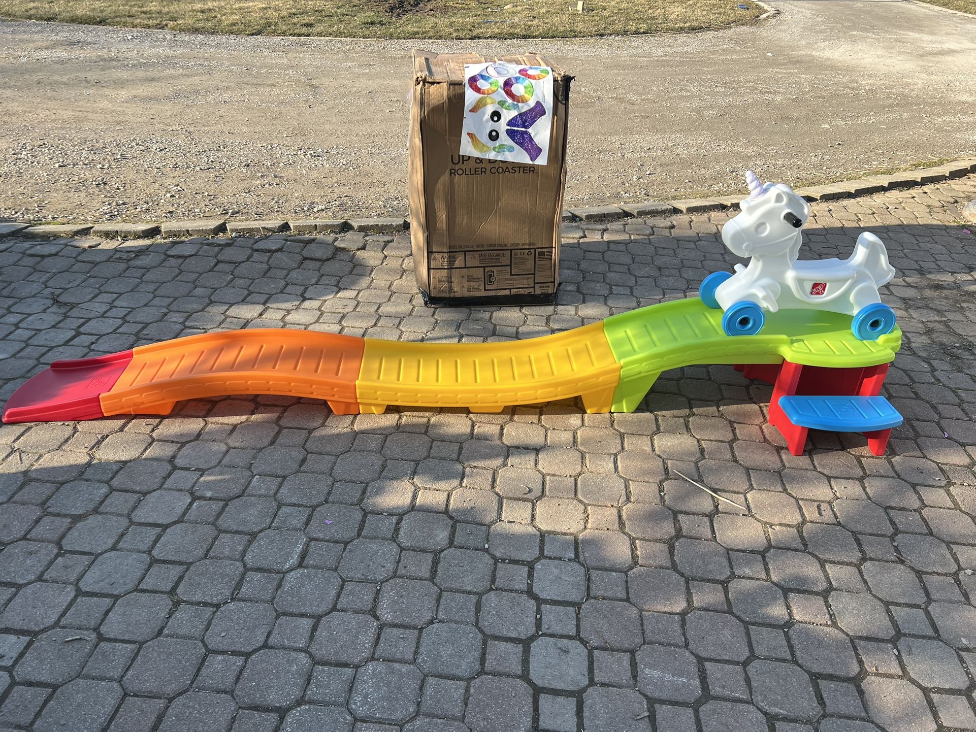 new just assembled. step2 roller coaster