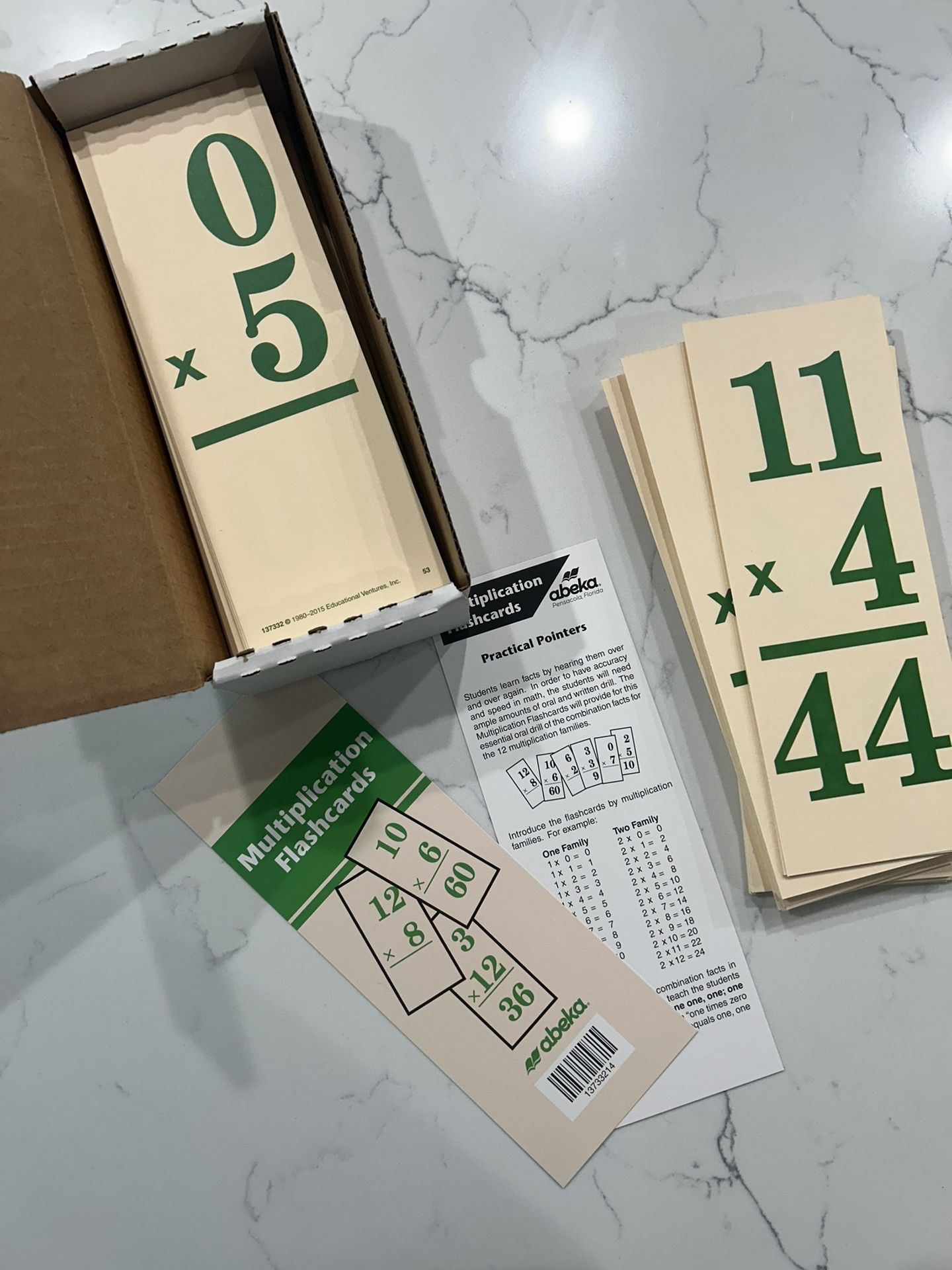 Multiplication Flashcards Abeka