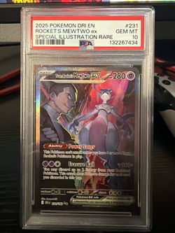 PSA 10 TEAM ROCKETS MEWTWO