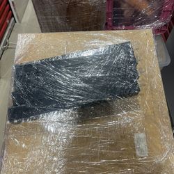 Black square coffee table