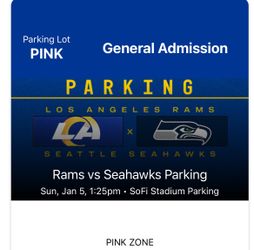 LA RAMS Tailgate Pink Parking This Sunday