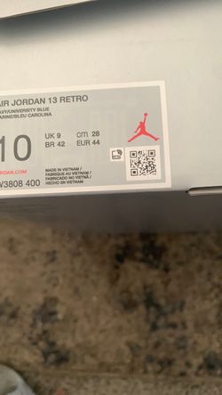 Air Jordan 13 Retro Navy University Blue Size 10