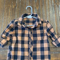 2T Boys Plaid Shirt