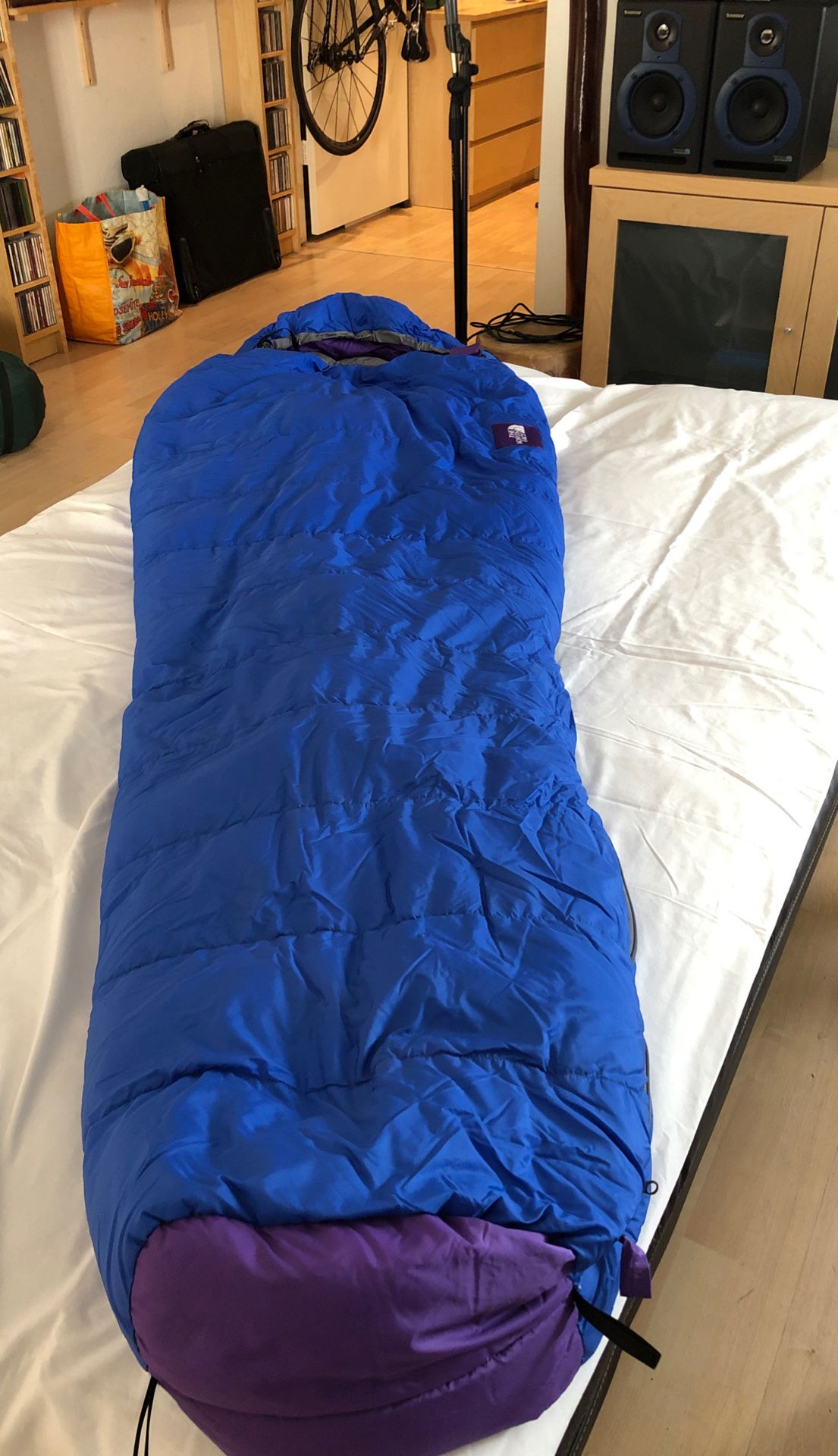 The North Face sleeping bag