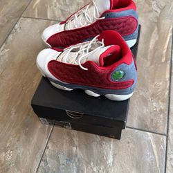 Jordan 13 Retro Gym Red Flint Grey GS Size 6.5Y (884129-600)