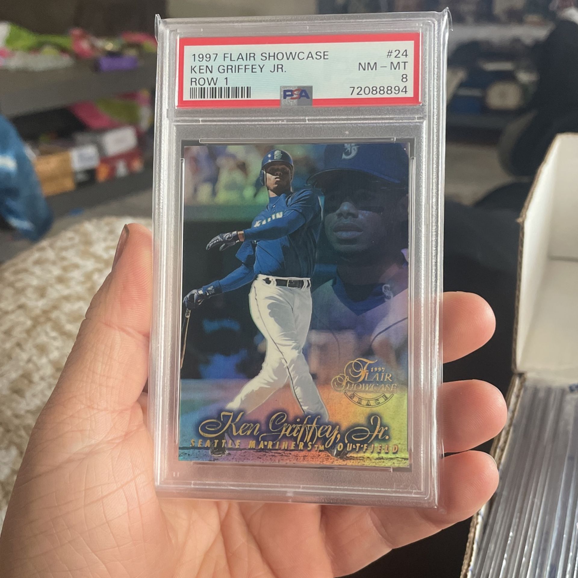 1997 Flair Showcase Ken Griffey Junior Row One