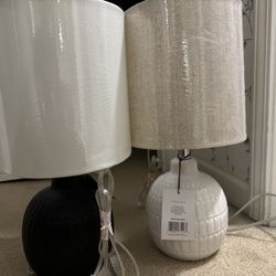 2 Lamps with Lamp Shade  New With Tag 